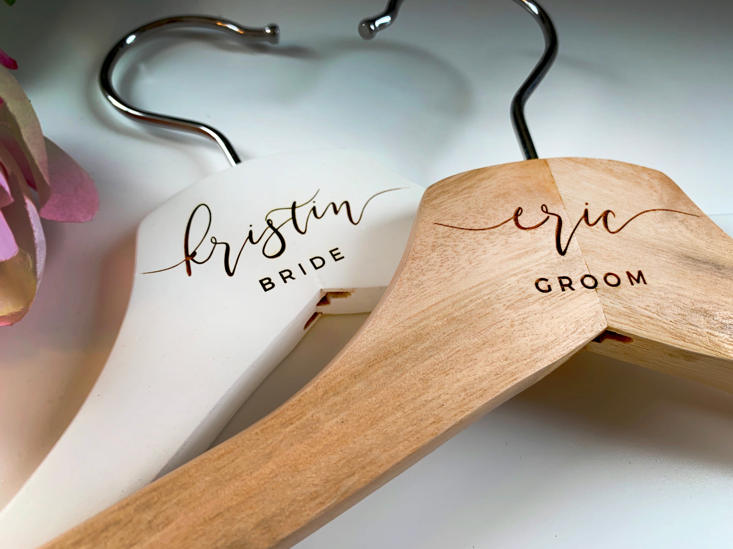 Custom Wedding Hangers
