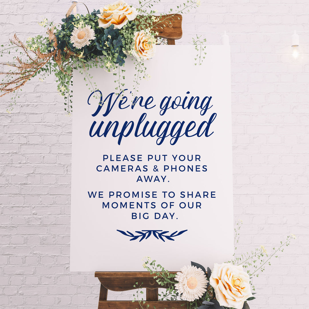 Going Unplugged Ceremony Decal - FAIRYTALE EVENING