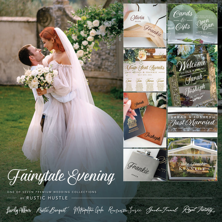 Custom Wedding Favour Ornaments - FAIRYTALE EVENING