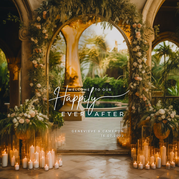 Welcome to Our Happily Ever After Decal - METROPOLITAN GALA