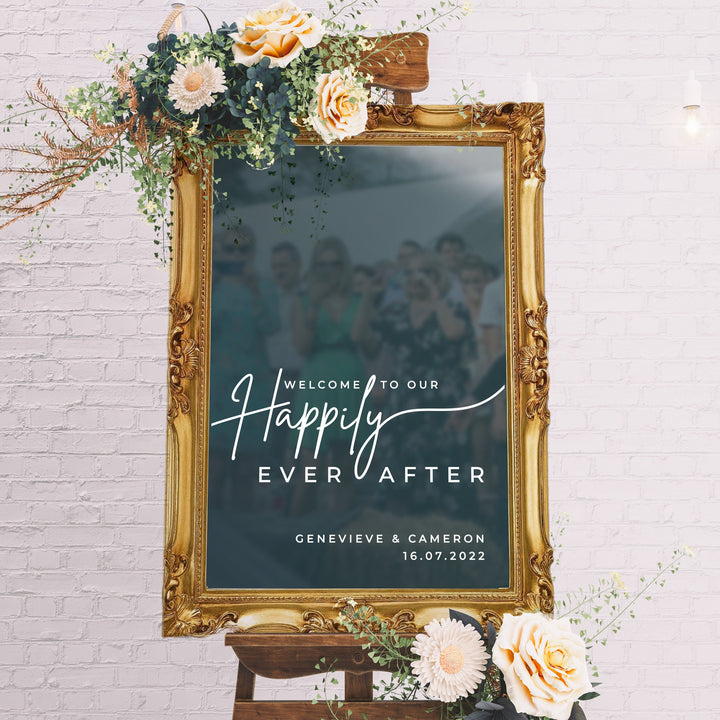 Welcome to Our Happily Ever After Decal - METROPOLITAN GALA