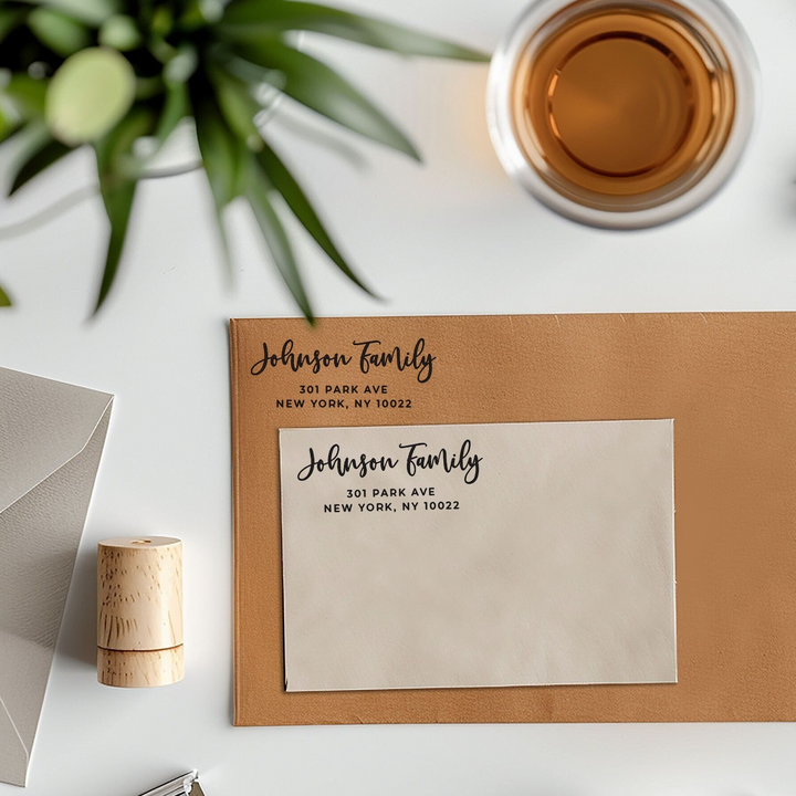 Custom Return Address Stamp - LIVELY AFFAIR