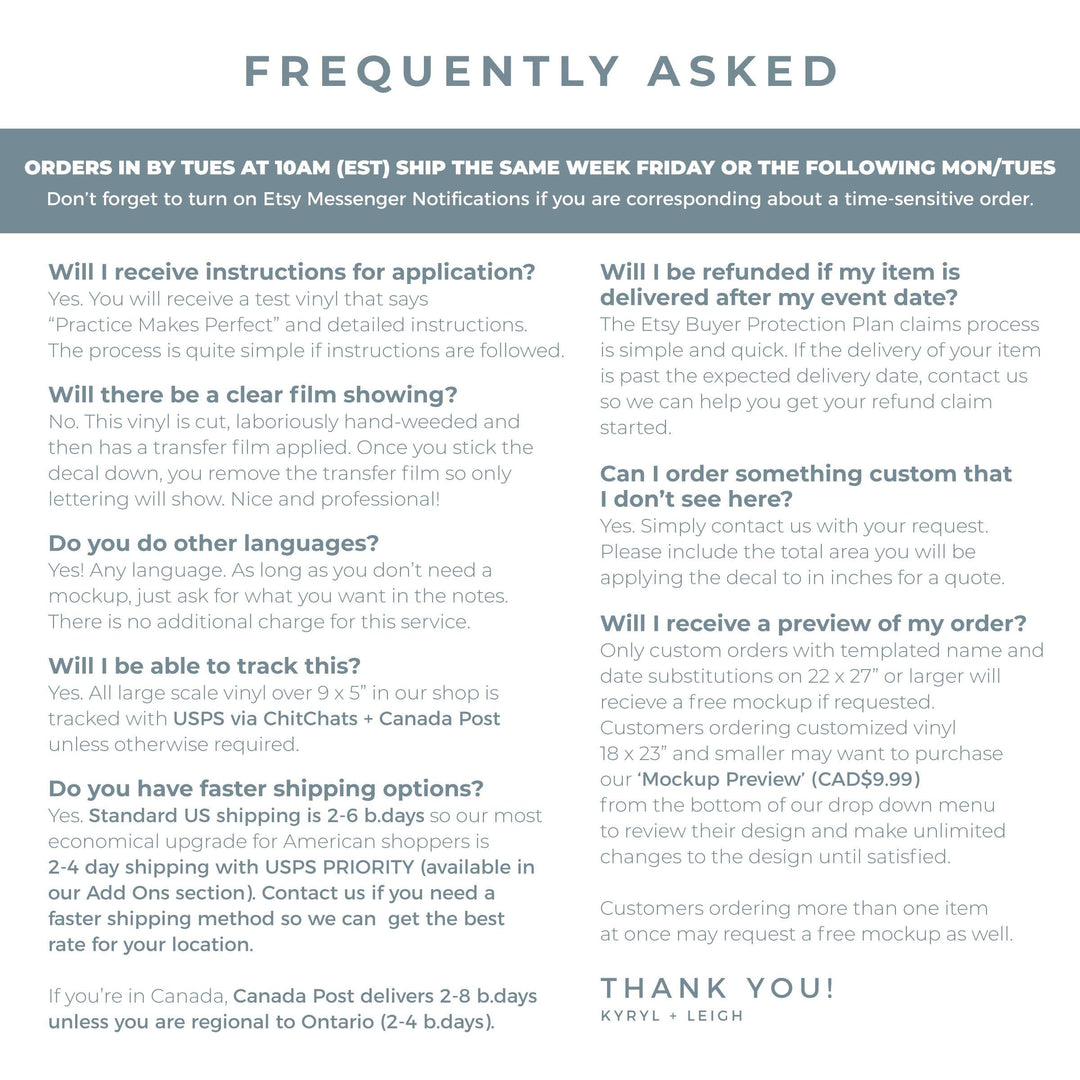 a poster with a question for a company