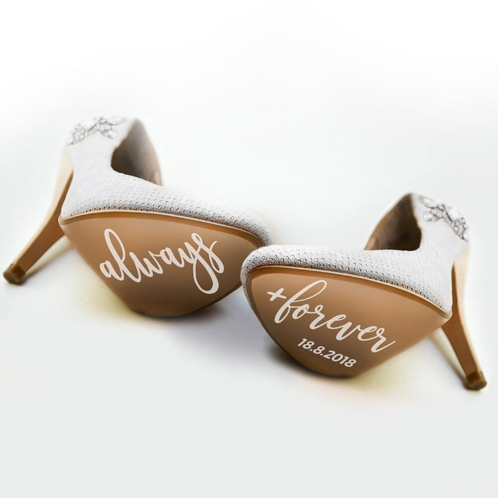 Always + Forever Wedding Shoe Sole DECAL - LIVELY AFFAIR