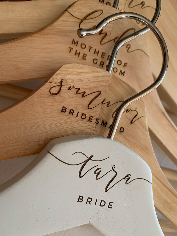Personalized Wedding Hanger - Romantic Soirée