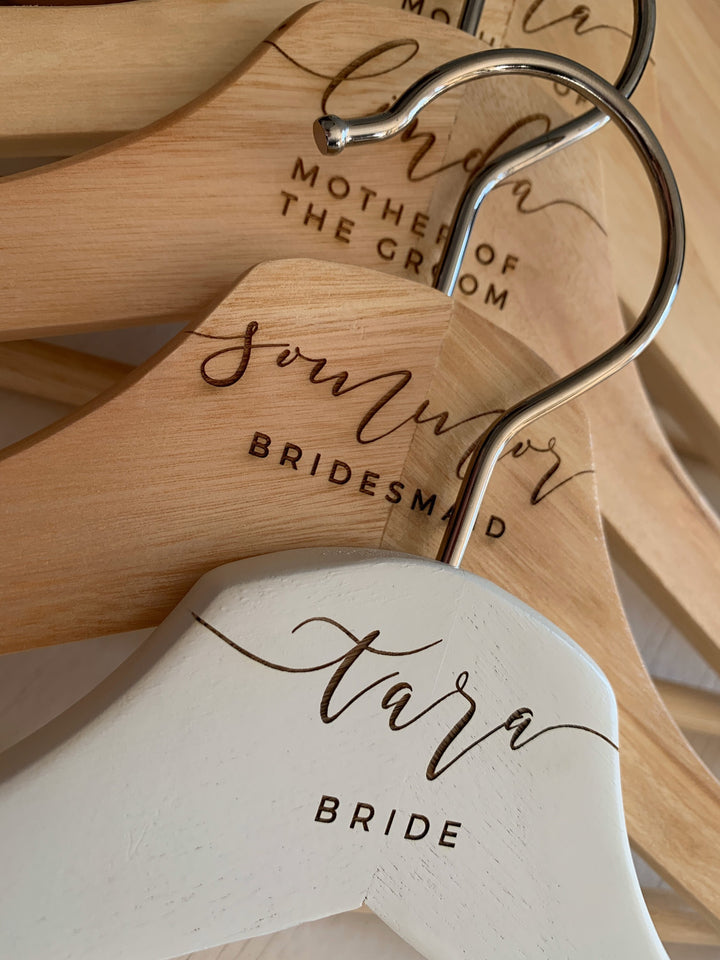 Personalized Wedding Hanger - ROMANTIC SOIRÉE