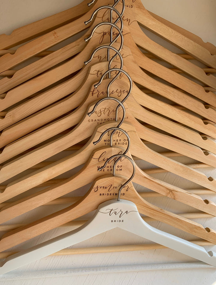 Personalized Wedding Hanger - Romantic Soirée