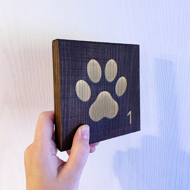 Large Engraved Letter Tiles, Custom Family Name Sign, Customized for Family Living Room Decor, Game Room Wooden Tiles, Family Sign