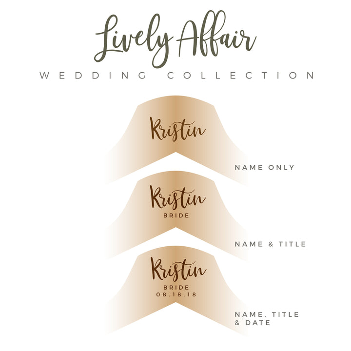 Personalized Wedding Hanger - Lively Affair