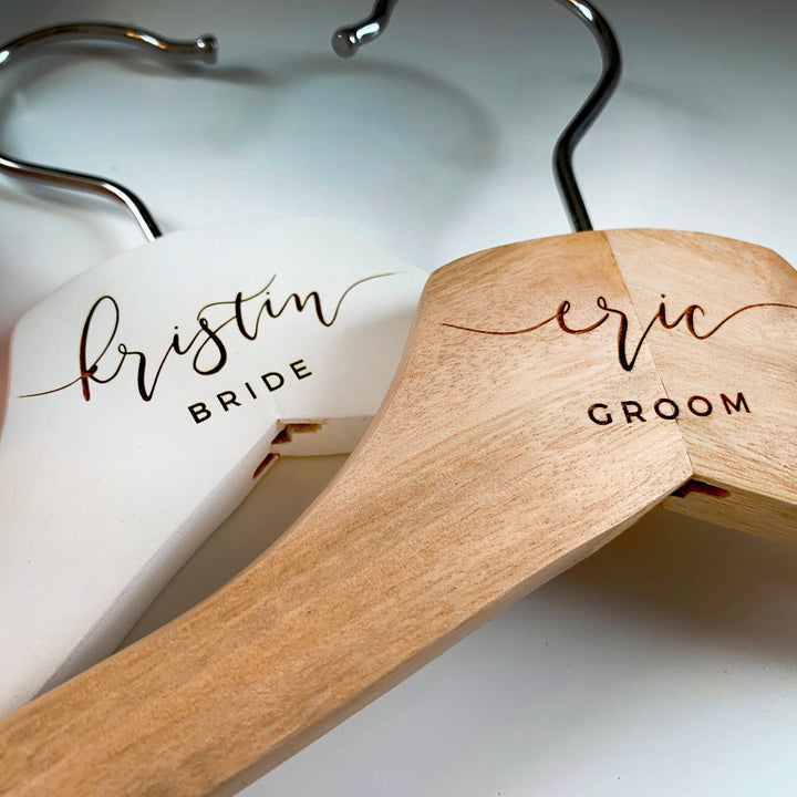 Personalized Wedding Hanger - Romantic Soirée