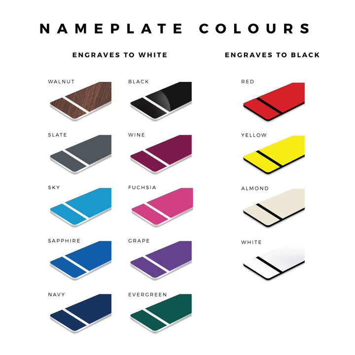 Custom Office Desk Nameplate