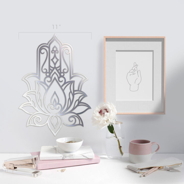 Hamsa Hand - Sacred Geometry Wall Decor
