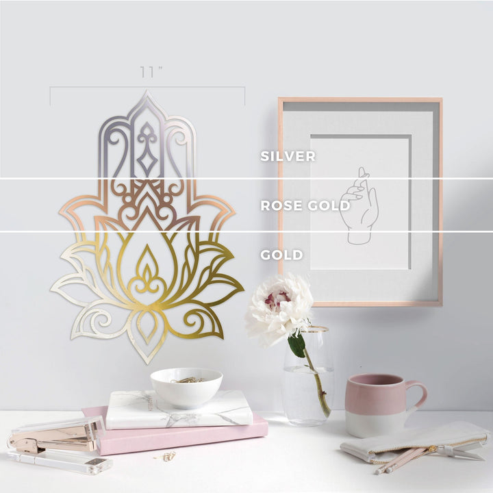 Hamsa Hand - Sacred Geometry Wall Decor