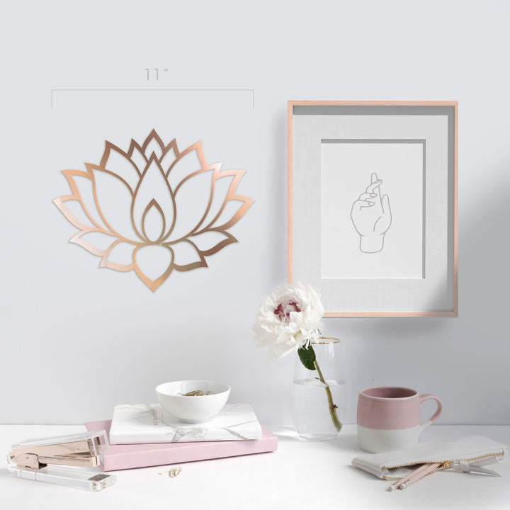 Lotus Flower Mandala - Sacred Geometry Wall Decor