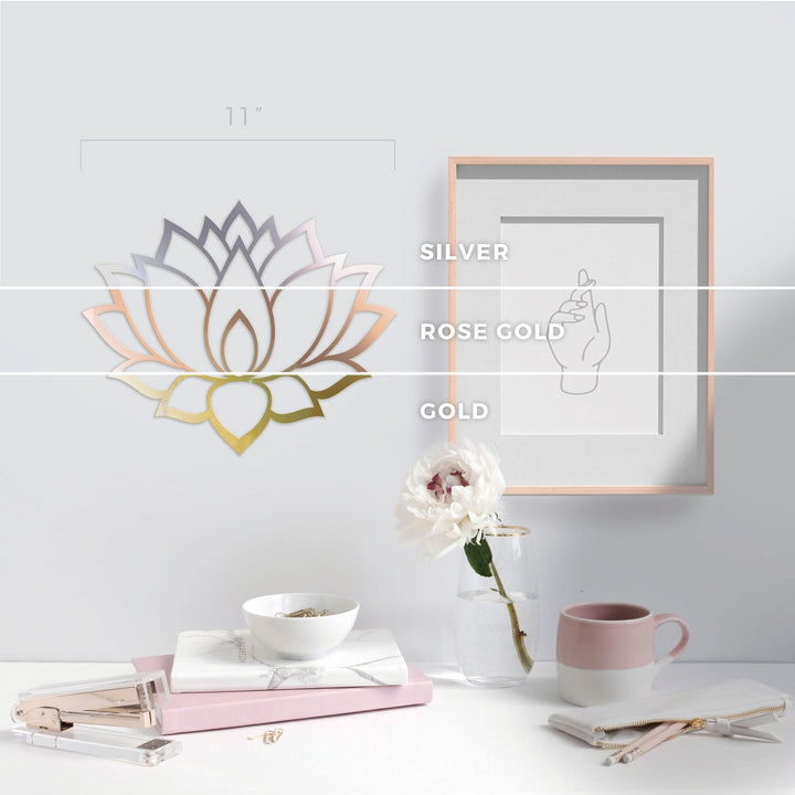 Lotus Flower Mandala - Sacred Geometry Wall Decor