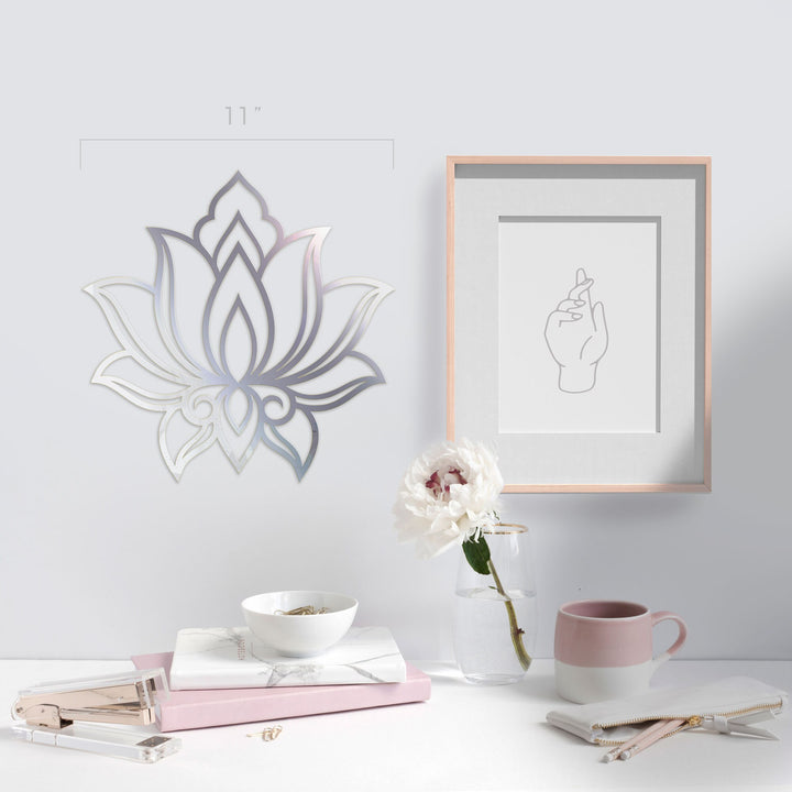 Lotus Flower Mandala - Sacred Geometry Wall Decor