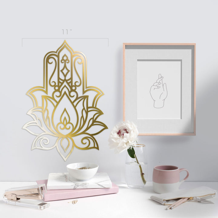 Hamsa Hand - Sacred Geometry Wall Decor