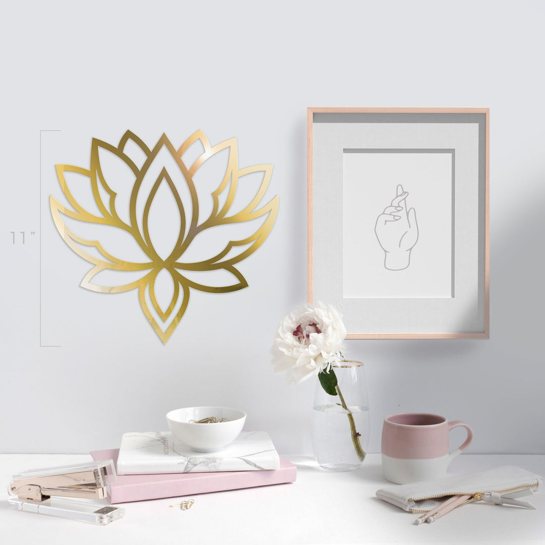 Lotus Mandala - Sacred Geometry Wall Decor