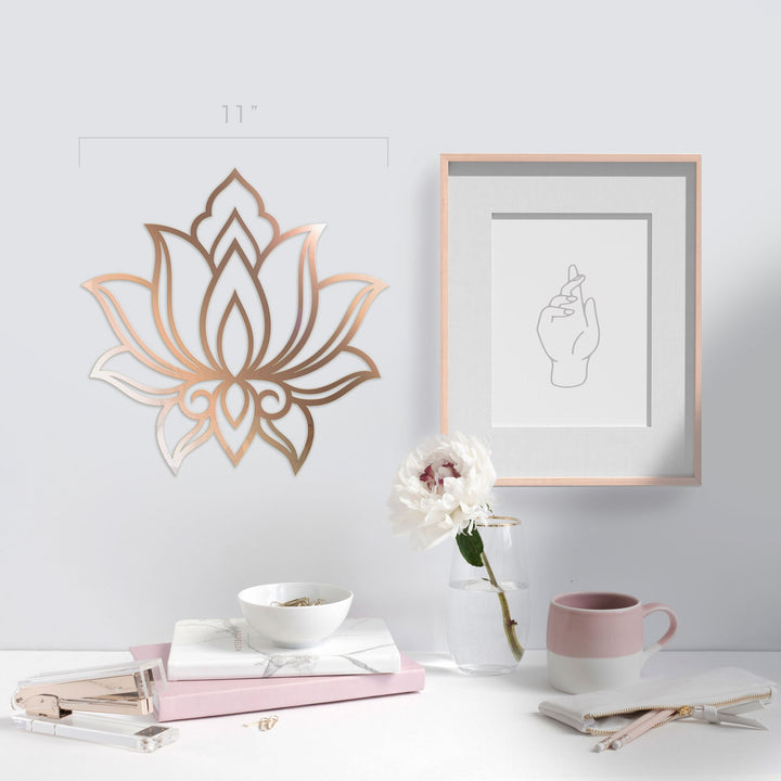 Lotus Flower Mandala - Sacred Geometry Wall Decor