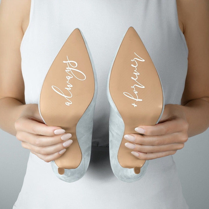 Always + Forever Wedding Shoe Sole DECAL - ROMANTIC SOIRÉE