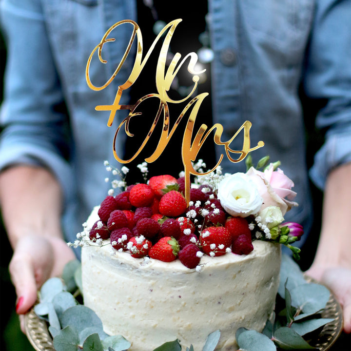Mr & Mrs Cake Topper - FAIRYTALE EVENING