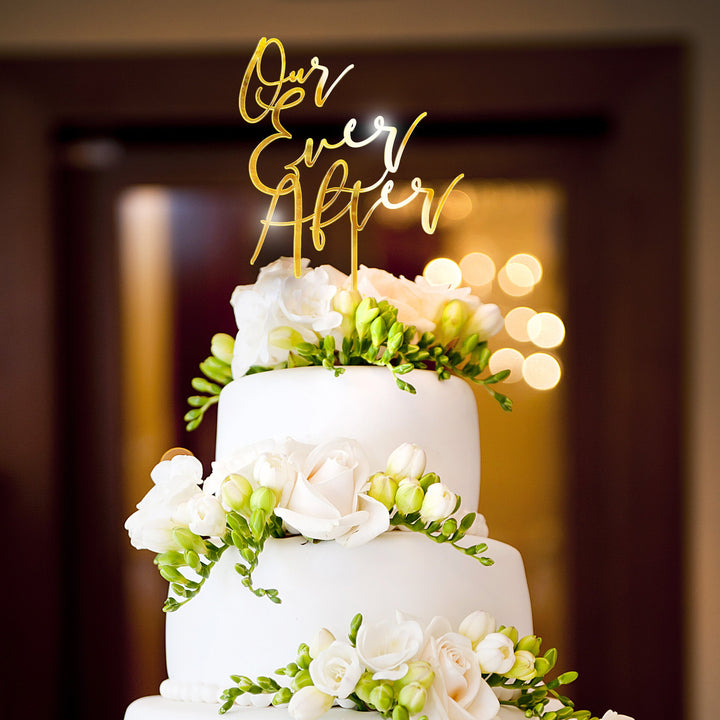 OUR EVER AFTER CAKE TOPPER - ROMANTIC SOIRÉE