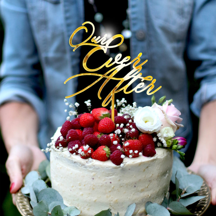 OUR EVER AFTER CAKE TOPPER - ROYAL FESTIVITY