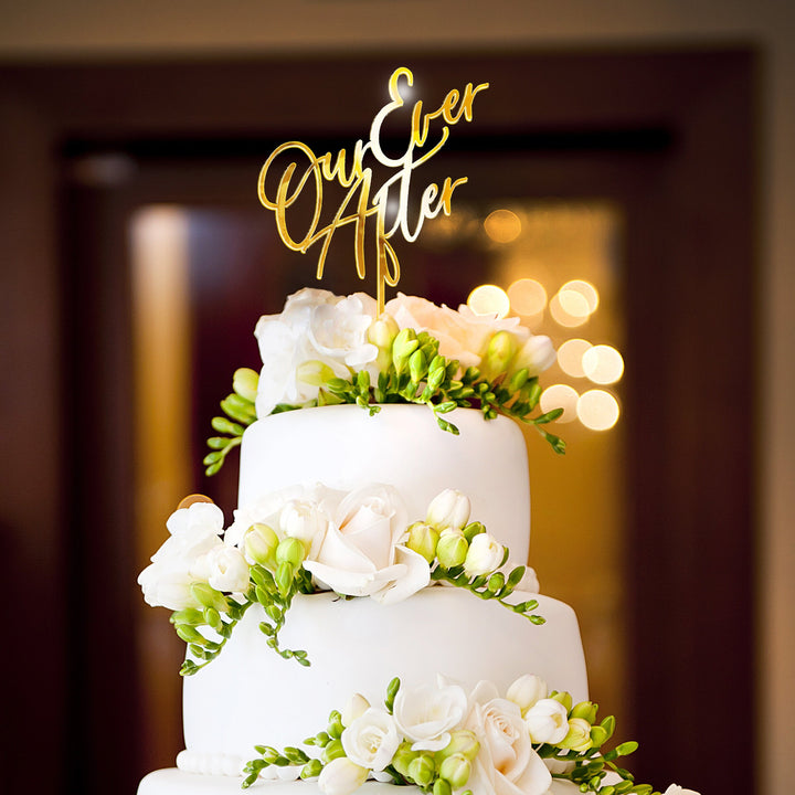Our Ever After CAKE TOPPER - RUSTIC BANQUET