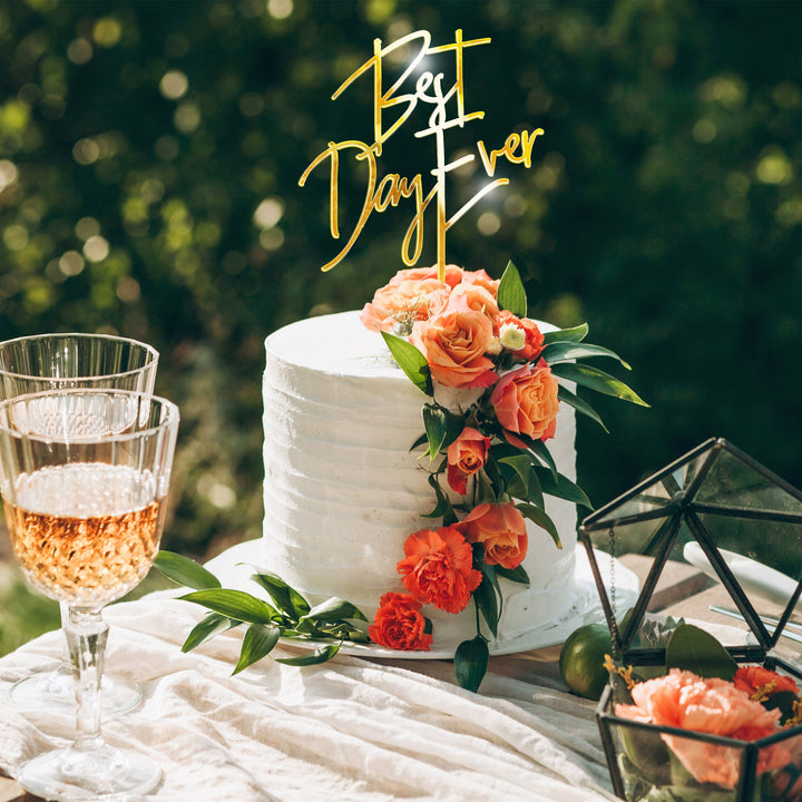BEST DAY EVER CAKE TOPPER - METROPOLITAN GALA