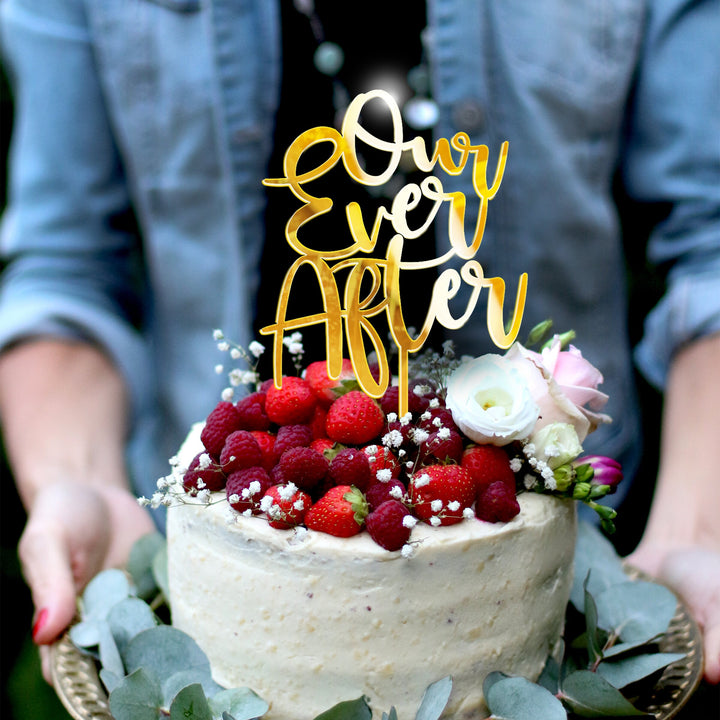 OUR EVER AFTER CAKE TOPPER - LIVELY AFFAIR