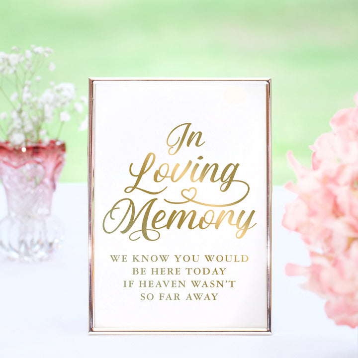 IN LOVING MEMORY DECAL - FAIRYTALE EVENING
