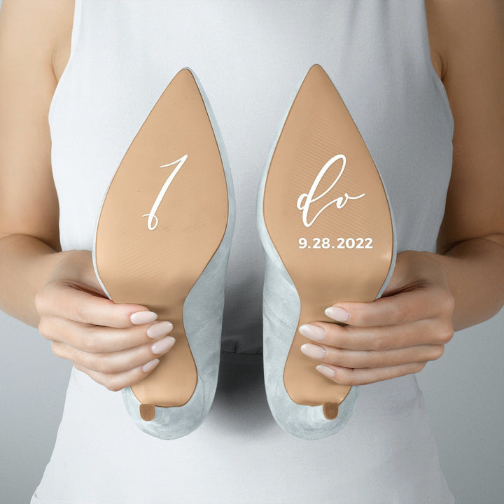 I Do | Me Too Wedding Shoe Sole DECAL - ROMANTIC SOIRÉE
