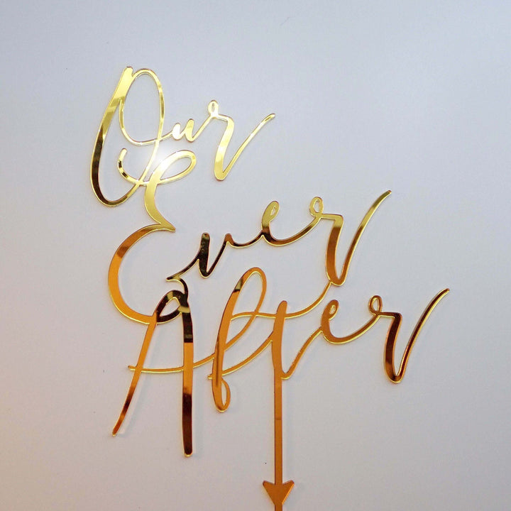 OUR EVER AFTER CAKE TOPPER - ROMANTIC SOIRÉE