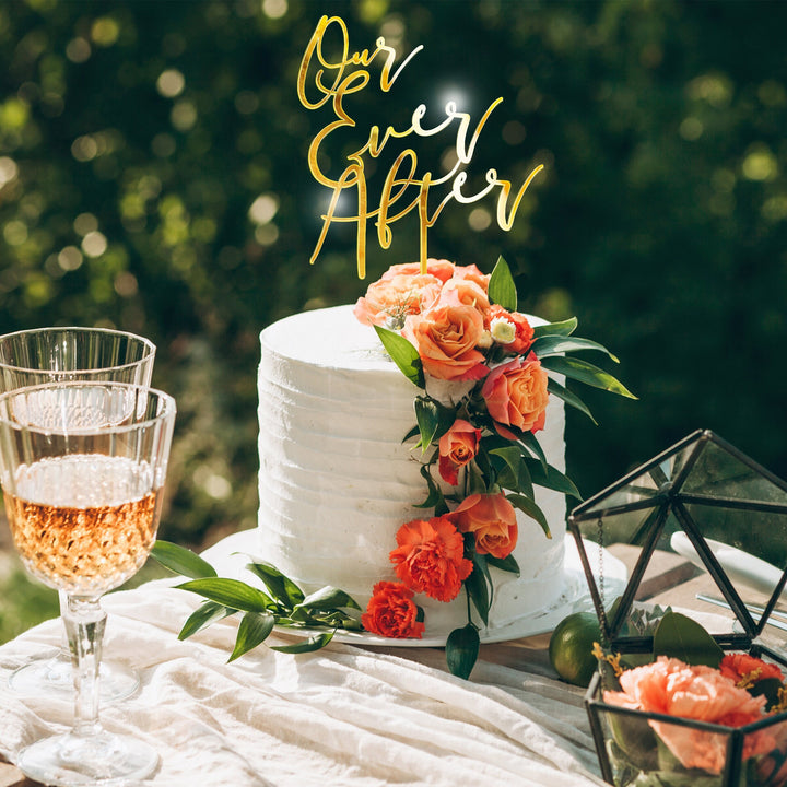 OUR EVER AFTER CAKE TOPPER - ROMANTIC SOIRÉE