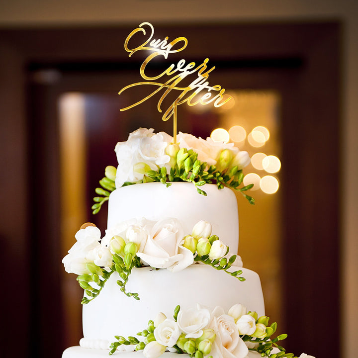 OUR EVER AFTER CAKE TOPPER - ROYAL FESTIVITY