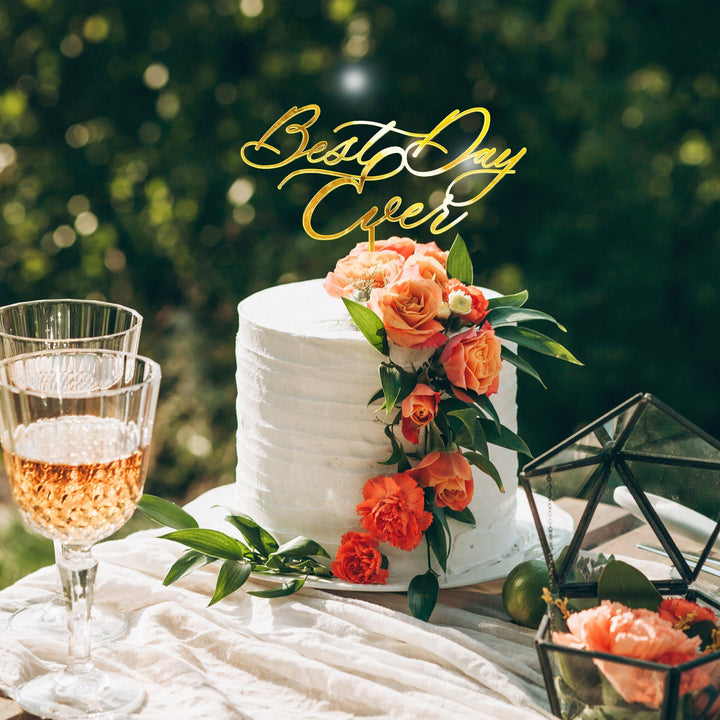 BEST DAY EVER CAKE TOPPER - ROYAL FESTIVITY