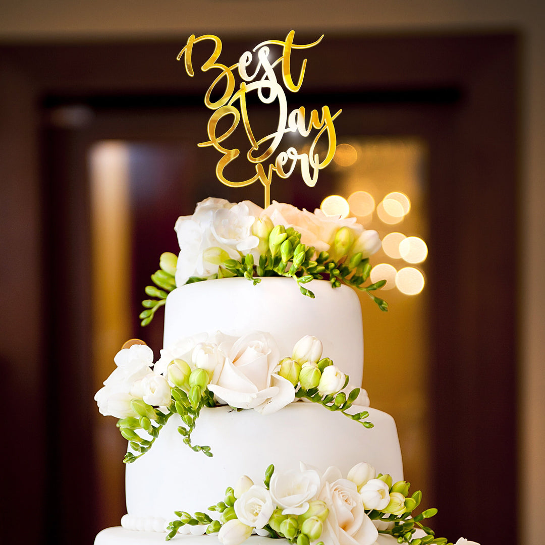 BEST DAY EVER CAKE TOPPER - LIVELY AFFAIR