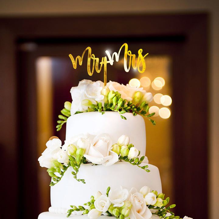 Mr & Mrs CAKE TOPPER - LIVELY AFFAIR