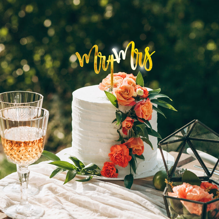 Mr & Mrs CAKE TOPPER - LIVELY AFFAIR