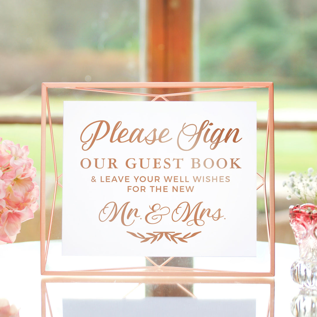 PLEASE SIGN OUR GUESTBOOK DECAL - FAIRYTALE EVENING