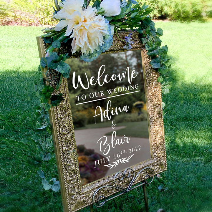 Welcome to Our Wedding Custom Decal - LIVELY AFFAIR