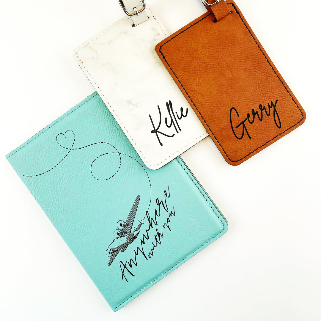 Custom Passport Cover and Luggage Tag