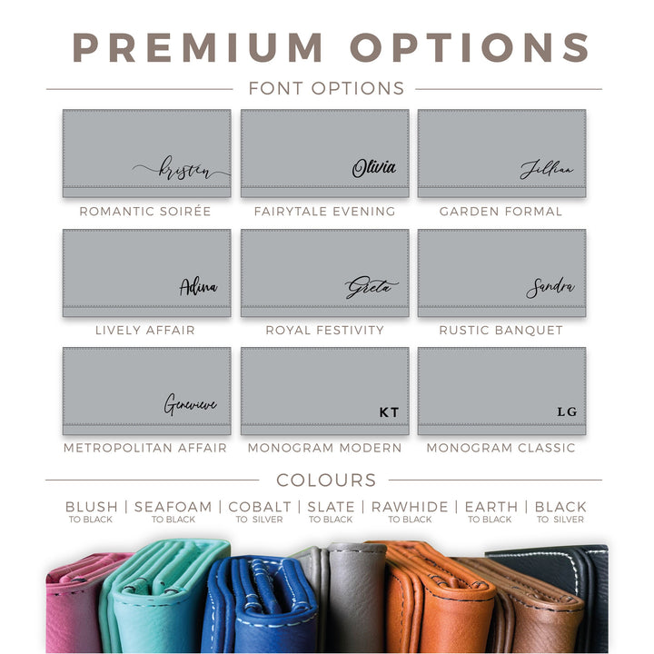 Custom Engraved Clutch Wallet