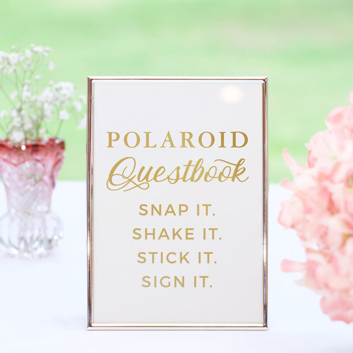 POLAROID GUESTBOOK DECAL - FAIRYTALE EVENING