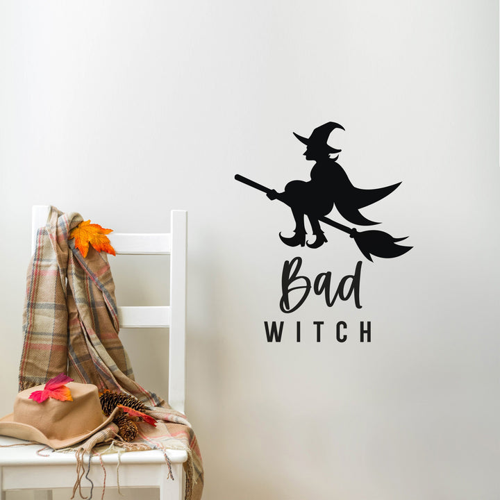 'Bad Witch' Halloween Vinyl Decal Sticker