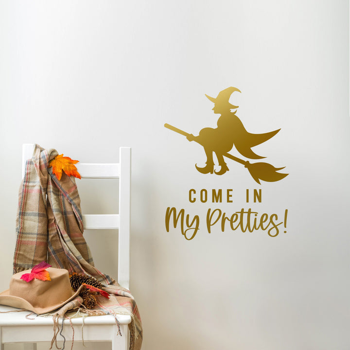 'Come in My Pretties' Halloween Vinyl Decal Sticker