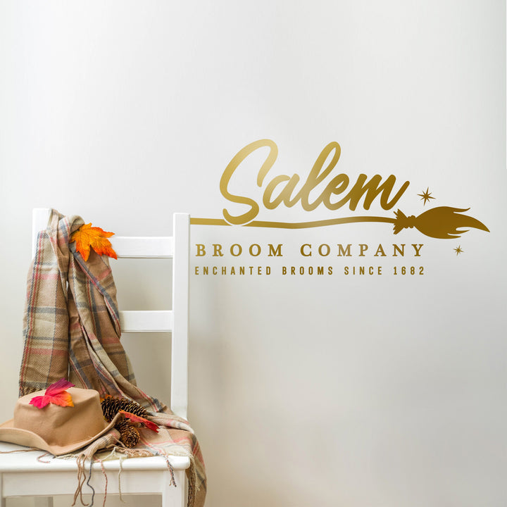 'Salem Broom Company' Halloween Vinyl Decal Sticker