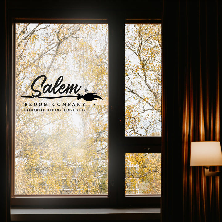 'Salem Broom Company' Halloween Vinyl Decal Sticker