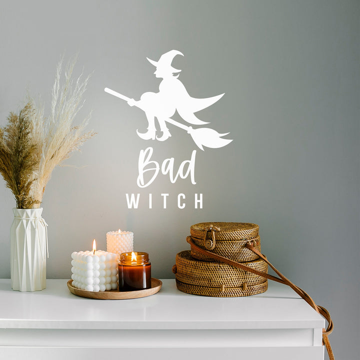 'Bad Witch' Halloween Vinyl Decal Sticker