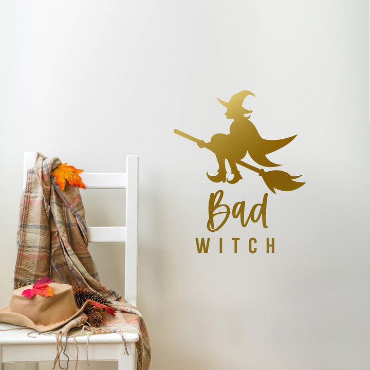 'Bad Witch' Halloween Vinyl Decal Sticker